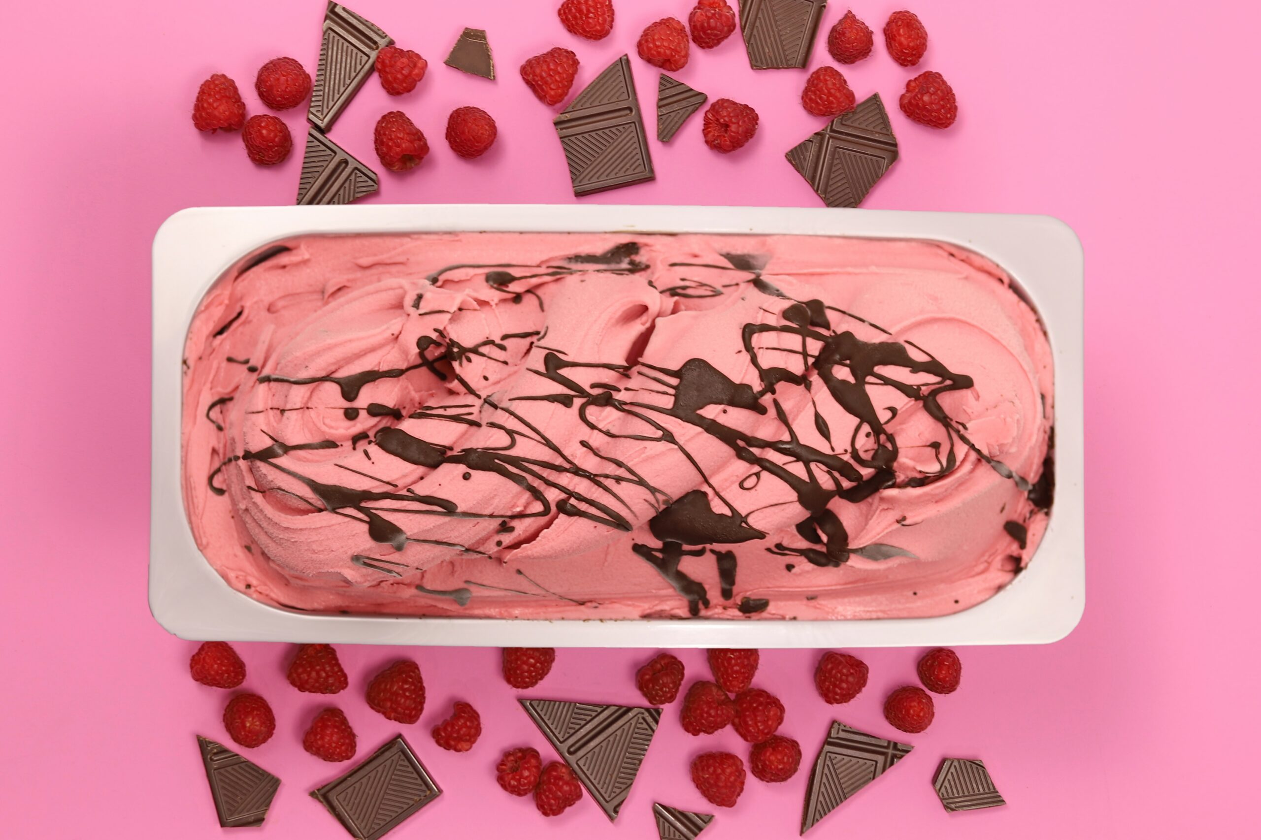New Limited Edition – Raspberry & Dark Chocolate Gelato (Plant Based)